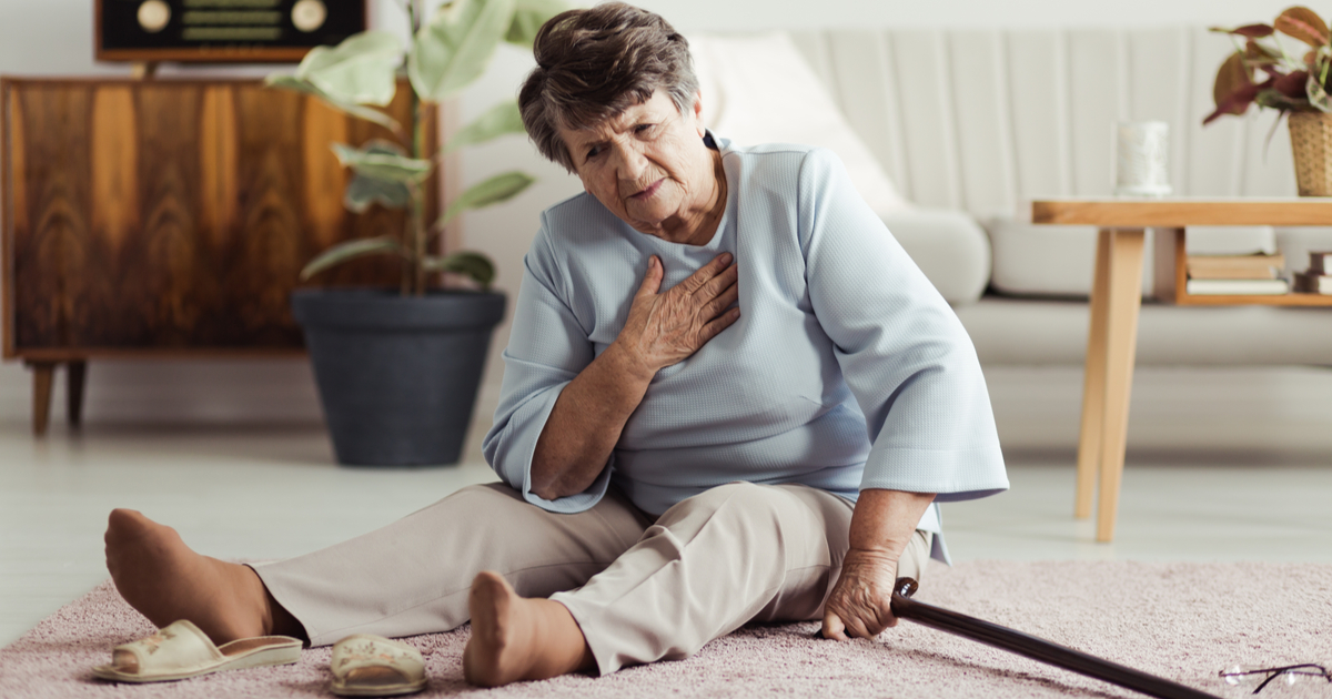 Trip and fall hazards are common in senior households and can cause falls like these.