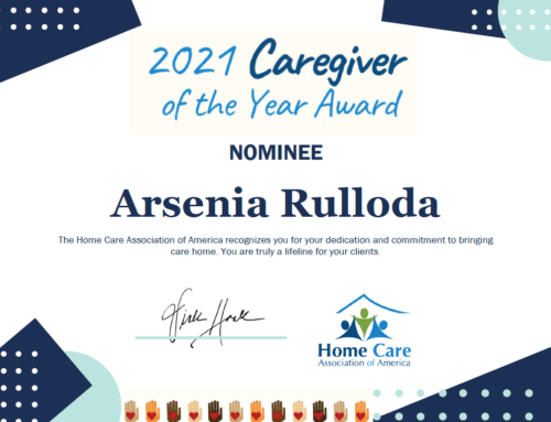 Arsenia Rulloda Recognized as National Caregiver Award Nominee