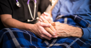 Elderly-hand-hospice-care