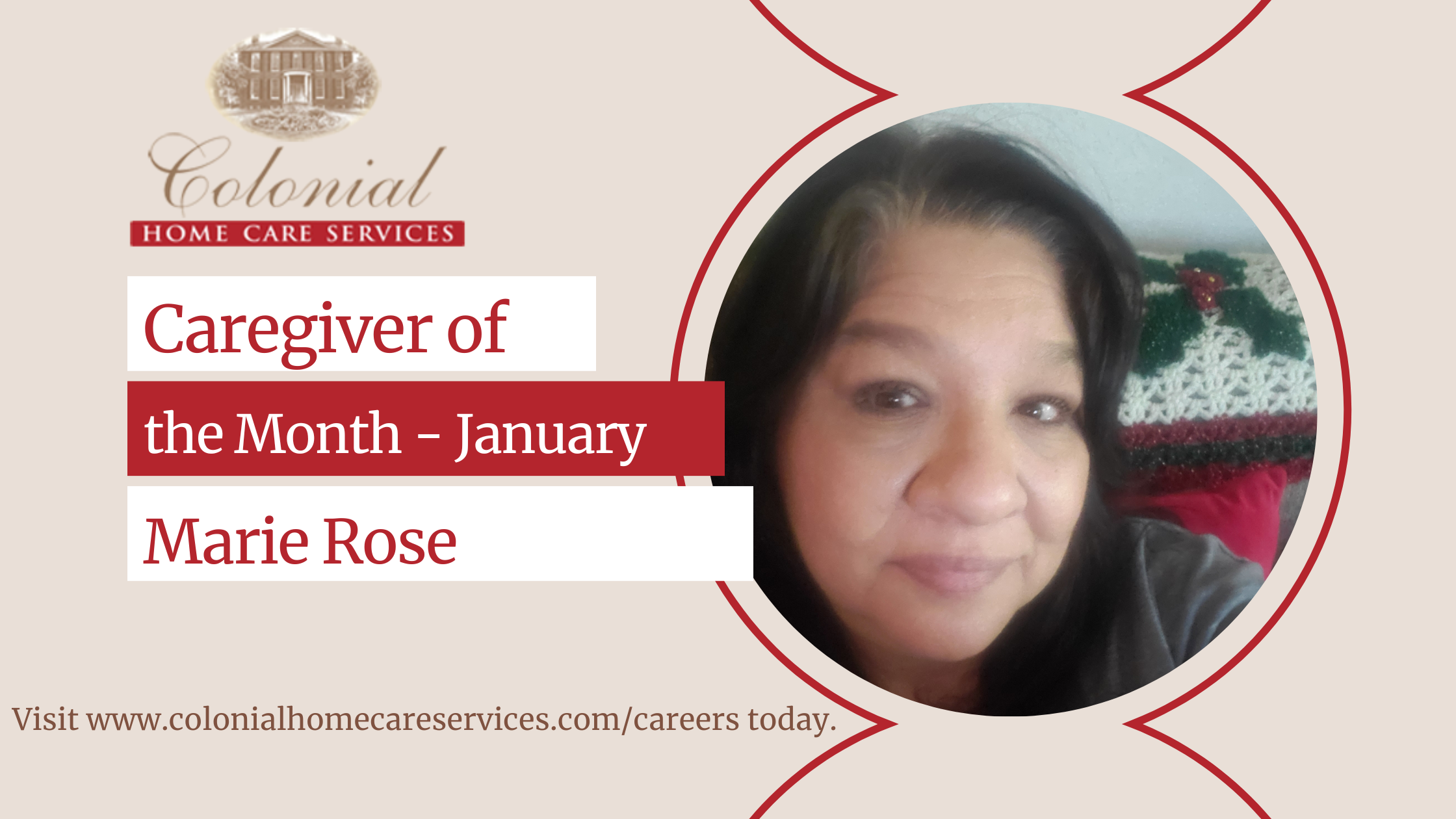 Caregiver of the Month – January 2023 – Marie Rose