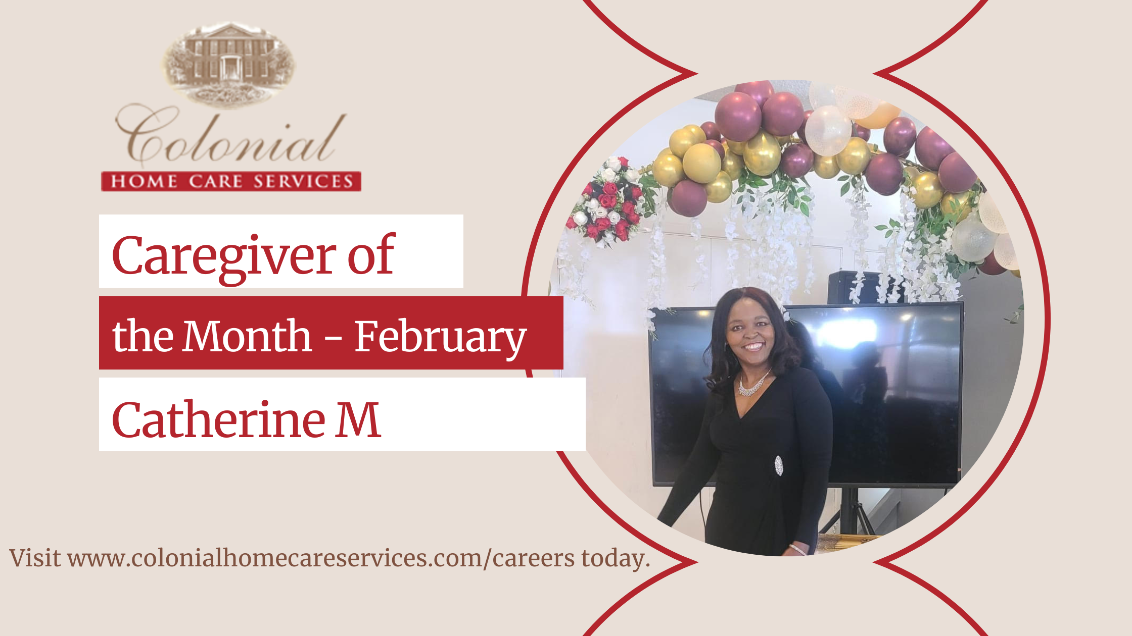 Caregiver of the Month – February 2024 – Catherine M.
